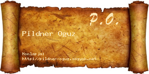 Pildner Oguz névjegykártya